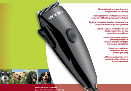 Andis PM-1 Deluxe Corded Trimmer – Precision Cutting Kit with Accessories and Storage Case