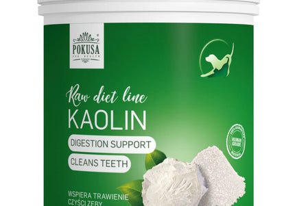 Pokusa RawDietLine Kaolin Clay 200g – Natural Mineral Powder, Supports Digestion and Oral Hygiene
