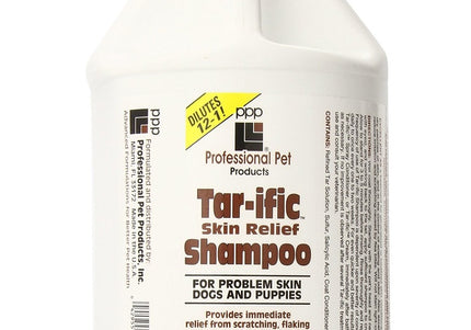 PPP Tar-ific Skin Relief Shampoo – Concentrated 1:12 Formula, Soothes and Heals Irritated Skin, 3.8L
