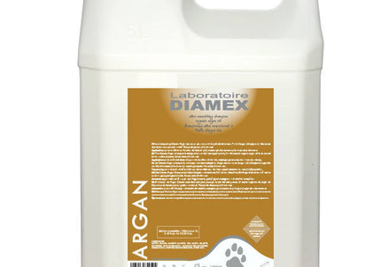 Diamex Argan Ultra-Nourishing Shampoo – Organic Argan Oil, Concentrated 1:8, 5L for Dry Hair