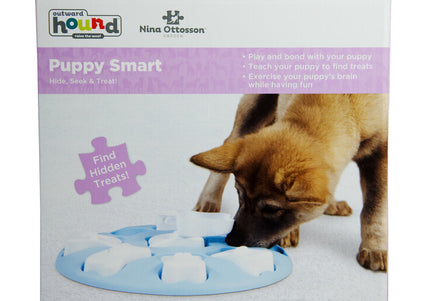 Nina Ottosson Puppy Smart Level 1 – Easy Interactive Puzzle Toy, Entry-Level Training Game