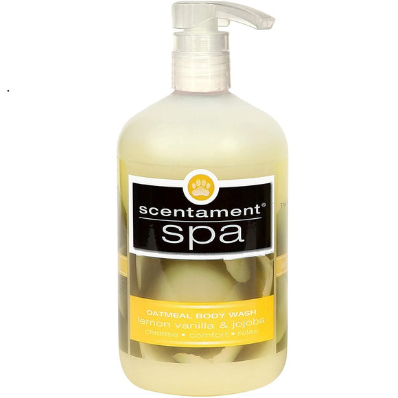 Best Shot Spa Oatmeal Body Wash – Concentrated Vanilla Lemon Formula, Soothes Dry Sensitive Skin, 473ml