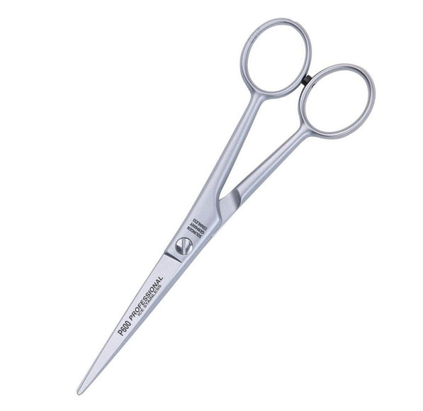 Witte Professional P600 Straight Grooming Scissors – 6 Inch, One-Sided Micro-Bevel Blade