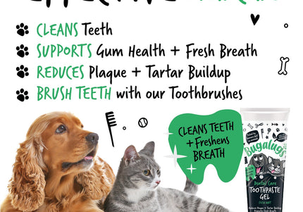 Bugalugs Dental Care Toothpaste Gel 75g – Mint Gel Formula, Fresh Breath and Oral Hygiene
