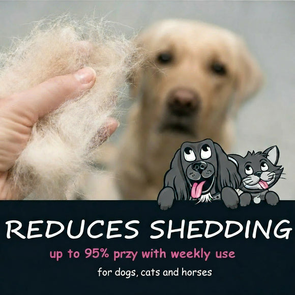 Bugalugs Deshedding Brush – Multi-Species Grooming Tool, Ergonomic Handle, Black Finish