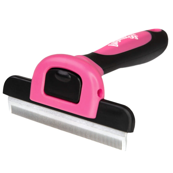 Bugalugs Deshedding Comb – 10cm Undercoat Eliminator with Ergonomic Grip, Reduces Shedding
