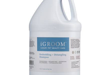 iGroom Deshedding & Detangling Shampoo – Concentrated 1:16 Formula, 3.8L, Eases Combing and Undercoat Removal