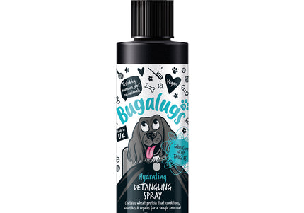 Bugalugs Hydrating Detangling Spray 200ml – Lightweight Moisturizing Conditioner, Eases Combing