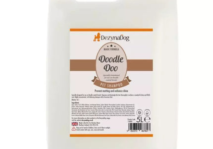 DezynaDog Doodle Doo Shampoo – Concentrated Cleansing Formula for Curly Coats, 5L