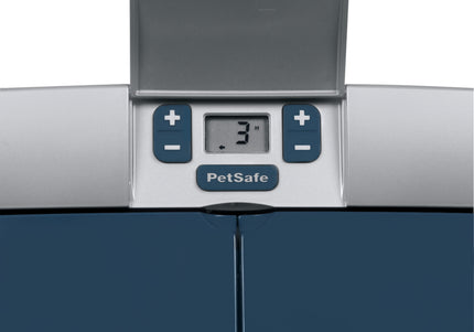 PetSafe Digital 2 Meal Feeder – Dual-Chamber Food Dispenser with LCD Display, Timed Meals