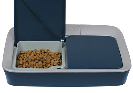 PetSafe Digital 2 Meal Feeder – Dual-Chamber Food Dispenser with LCD Display, Timed Meals
