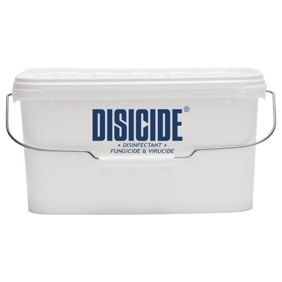 Disicide Disinfecting Plastic Bucket 4L – Durable Tool Cleaning Container with Lid