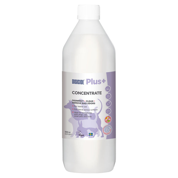 Disicide Plus+ Concentrate Surface Cleaner – Powerful Disinfectant Formula, 1L Bottle