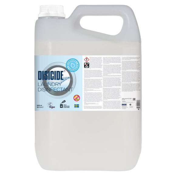 Disicide Laundry Disinfectant – Concentrated Odor-Neutralizing Liquid, 5L Bottle