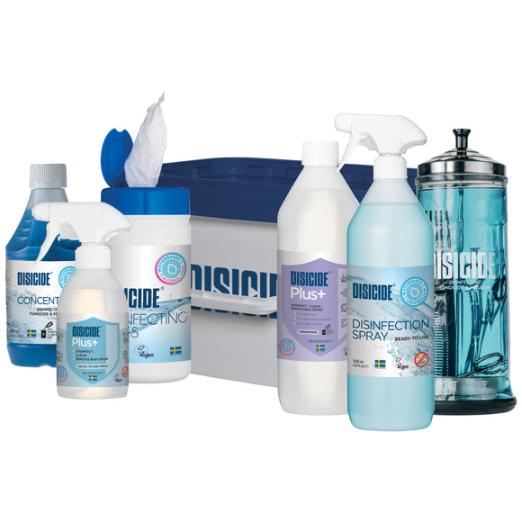 Disicide Start Set White – Complete Professional Disinfection Kit with Solutions and Accessories