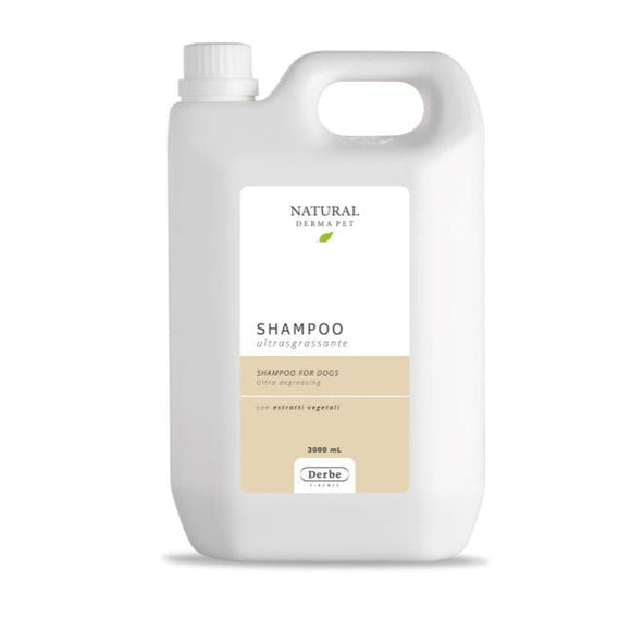 Dog Shampoo Ultra Degreasing with Natural Extracts for All Coat Types - 3L