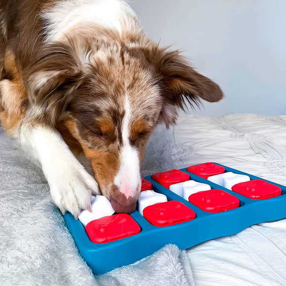 Nina Ottosson Dog Brick Puzzle Game – Interactive Level 2 Treat Dispenser, Durable Design