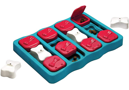 Nina Ottosson Dog Brick Puzzle Game – Interactive Level 2 Treat Dispenser, Durable Design