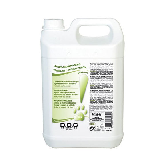 Dog Generation Avocado & Mink Oils Conditioner – Nourishing Coat Formula with Natural Oils, 5L