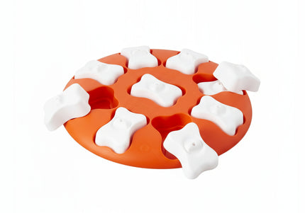 Nina Ottosson Dog Smart Level 1 Puzzle – Easy Interactive Treat-Dispensing Game, Durable Design