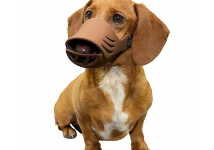 Artero Silicone Muzzle Cover Brown XL – Comfortable Adjustable Silicone Design, Secure Fit