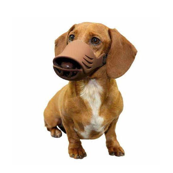 Artero Silicone Muzzle Cover Brown XL – Comfortable Adjustable Silicone Design, Secure Fit