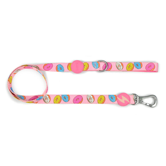 Dashi Donut Tape Leash 120cm – Large Size, Urban Design with Fun Donut Pattern