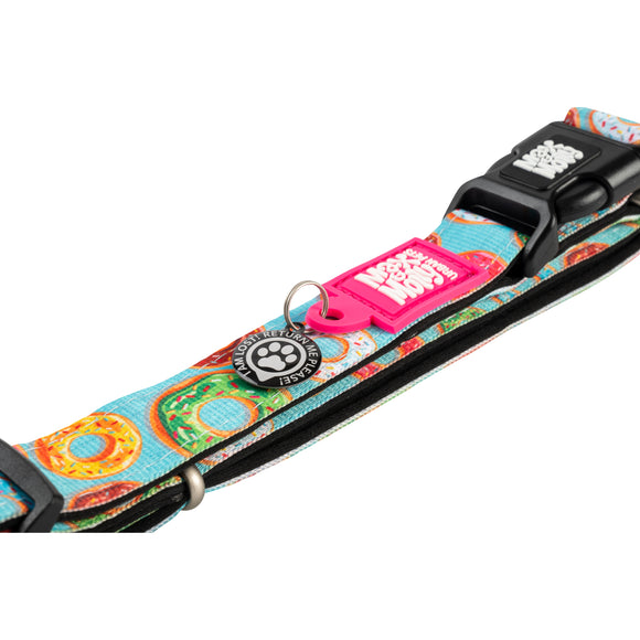 Max&Molly GOTCHA! Smart ID Donuts Collar – Large Adjustable Collar with Integrated Smart Tag