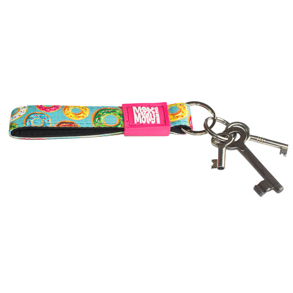 Max&Molly Donuts Key Chain – Fun Decorative Accessory with Durable Metal Ring