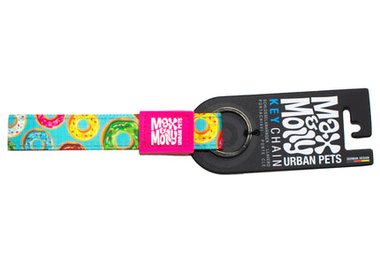 Max&Molly Donuts Key Chain – Fun Decorative Accessory with Durable Metal Ring