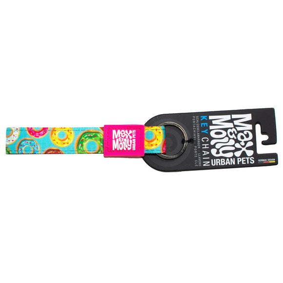 Max&Molly Donuts Key Chain – Fun Decorative Accessory with Durable Metal Ring