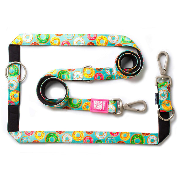 Max&Molly Multi-Leash Donuts – Adjustable 200cm Dog Leash with Fun Pattern, Size L