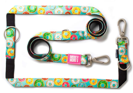 Max&Molly Multi-Leash Donuts – Adjustable 200cm Dog Leash with Fun Pattern, Size L
