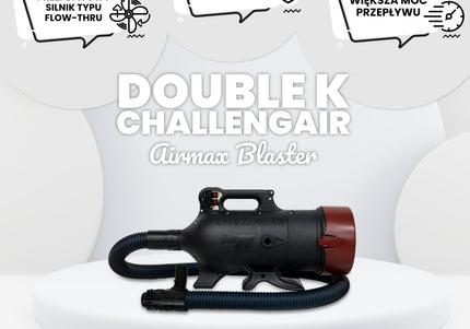 Double K ChallengAir Airmax Blaster 2200W – Powerful Dual-Motor Tabletop Dryer, 120L/s Airflow