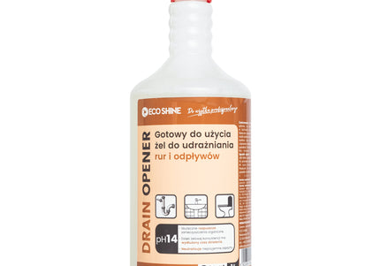 Eco Shine Drain Opener 1L – Powerful Pipe Unclogging Solution with Fast-Acting Formula