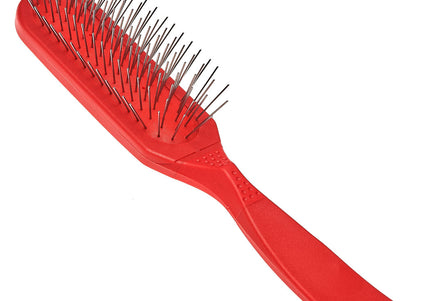 Madan Oblong Pin Brush – Ergonomic Handle, 22mm Metal Pins, Sky Blue, Professional Quality