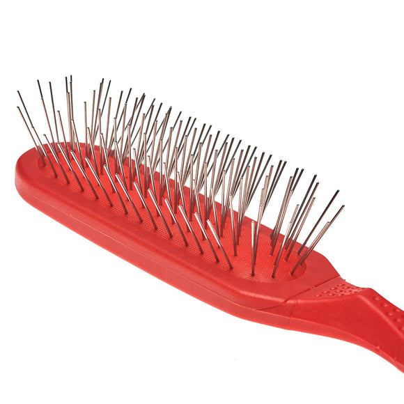 Madan Oblong Pin Brush – Ergonomic Handle, 22mm Metal Pins, Sky Blue, Professional Quality