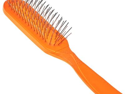 Madan Oblong Pin Brush – Ergonomic Handle, 22mm Metal Pins, Sky Blue, Professional Quality