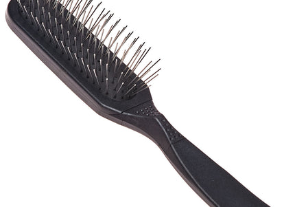 Madan Oblong Pin Brush – Ergonomic Handle, 22mm Metal Pins, Sky Blue, Professional Quality