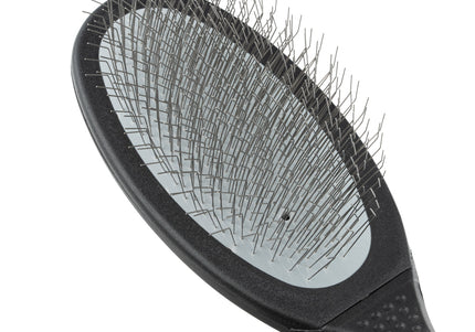 Show Tech Ultra-Pro Side Soft Slicker Brush 22mm – Left-Handed, Gentle Poodle Brush, Small Size