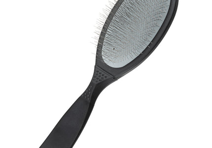 Show Tech Ultra-Pro Side Soft Slicker Brush 22mm – Left-Handed, Gentle Poodle Brush, Small Size