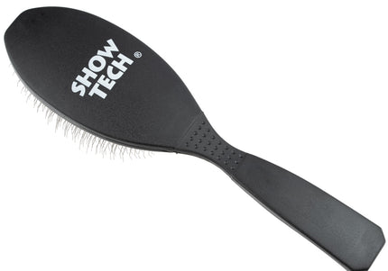 Show Tech Ultra-Pro Side Soft Slicker Brush 22mm – Left-Handed, Gentle Poodle Brush, Small Size