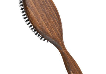 Keller Bursten Large Grooming Brush – Solid Construction with Natural Boar Bristles