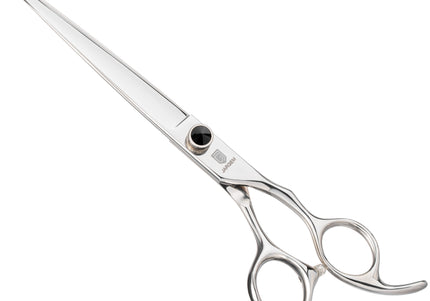 Jargem Straight Grooming Scissors 7" – Ergonomic Handle with Decorative Screw, Precision Cutting