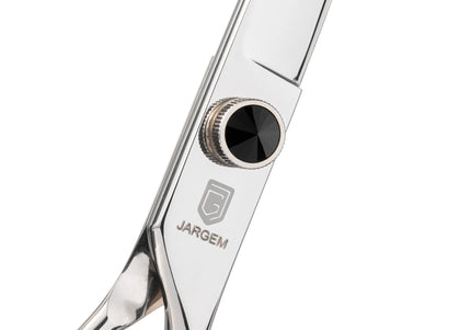 Jargem Straight Grooming Scissors 7" – Ergonomic Handle with Decorative Screw, Precision Cutting