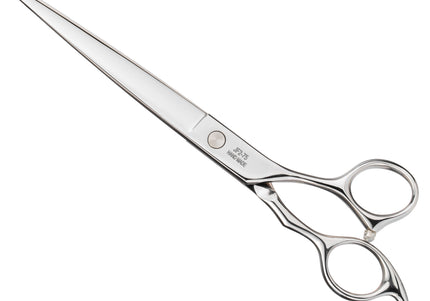Jargem Straight Grooming Scissors 7" – Ergonomic Handle with Decorative Screw, Precision Cutting