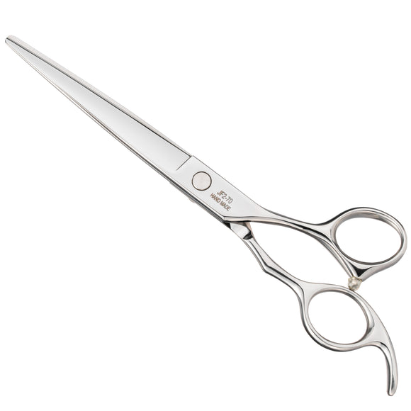 Jargem Straight Grooming Scissors 7" – Ergonomic Handle with Decorative Screw, Precision Cutting