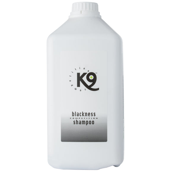 K9 Blackness Shampoo – Concentrated Color-Enhancing Formula for Dark Coats, 2.7L