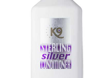 K9 Sterling Silver Conditioner – Concentrated 1:40 Formula, Revitalizes White and Silver Coats, 5.7L