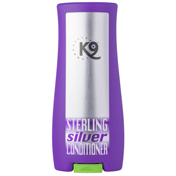 K9 Sterling Silver Conditioner – Concentrated 1:40 Formula, Revitalizes White and Silver Coats, 300ml